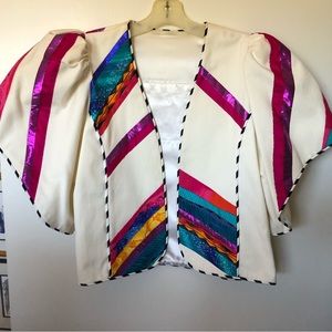 Fancy Vest. Ribbon appliqué